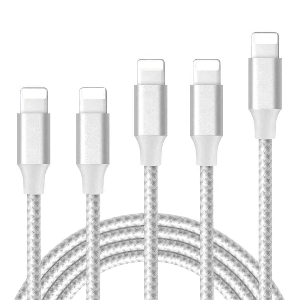 Oem Logo Braided 2A Charger Fast Charging Usb Data Cable For Iphone cable For Apple Cable