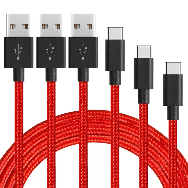 Hot Sale Nylon Braided Type-c Usb Data C Type Cable Quick Charge Type C Fast Cable