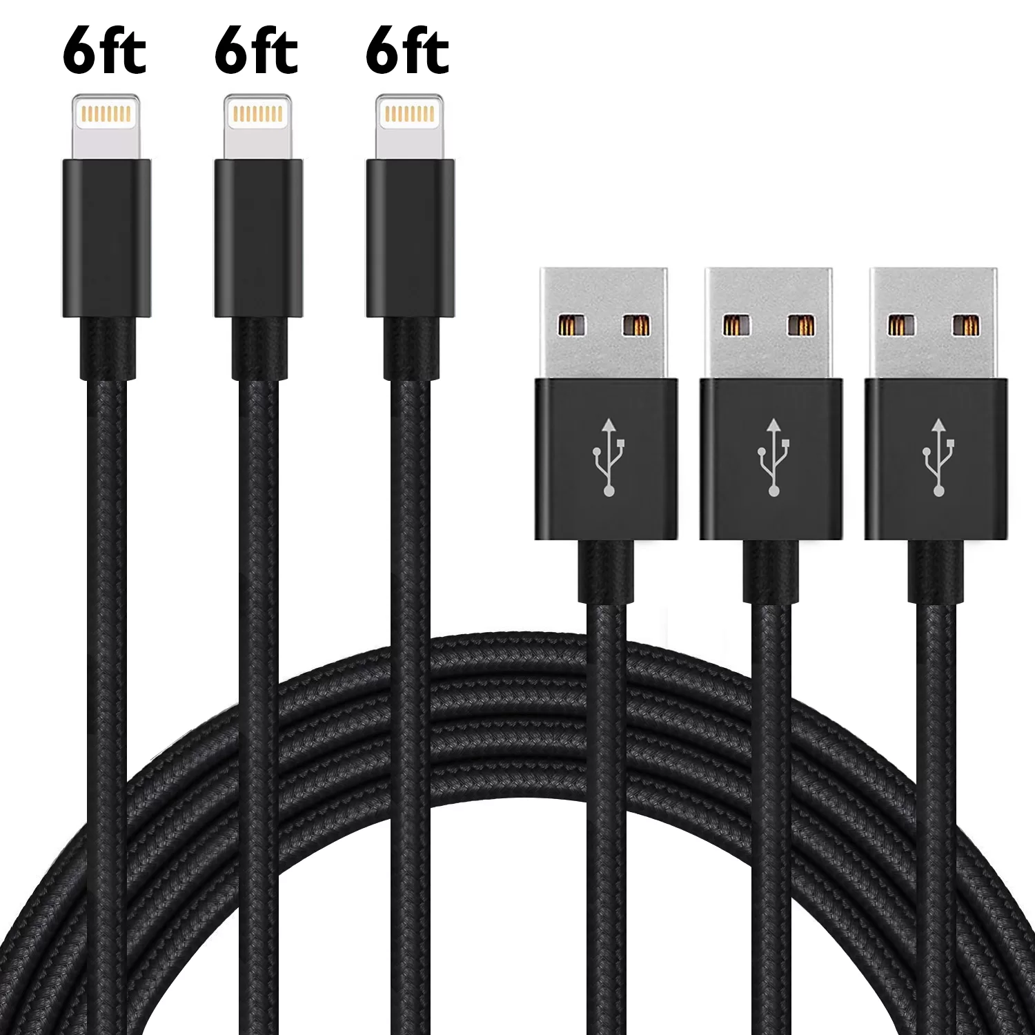 iphone USB Data Fast Charger Cable Cord For Apple iPhone 6 7 8 X 11 12 13 14 MAX