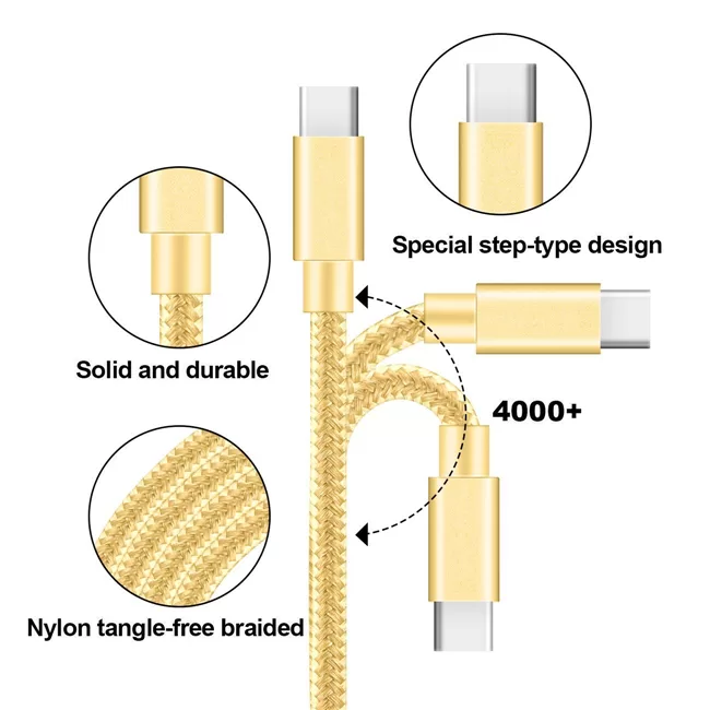TYPE C cable Gold05 jpg