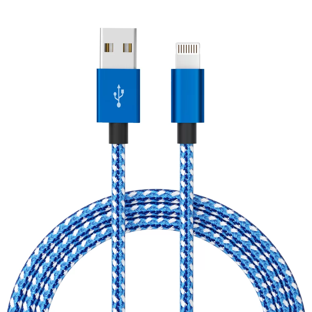 3ft Durable Nylon Braided USB A to Lightning Cable