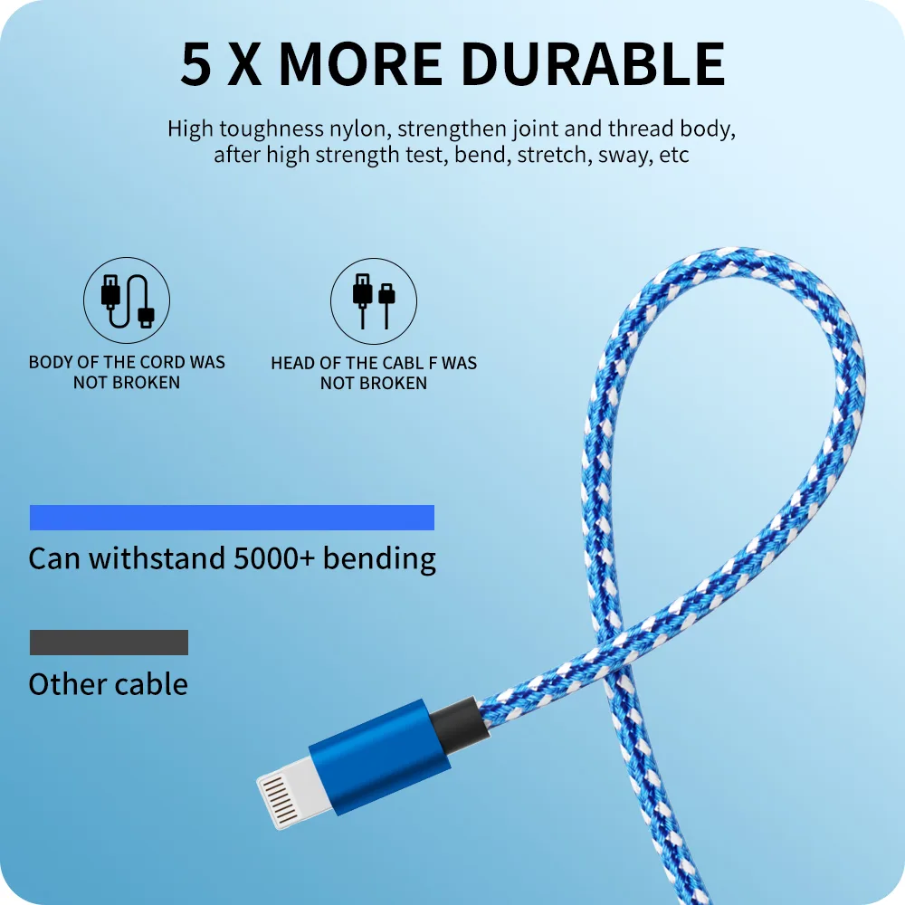 Lightning usb cable Fast iPhone Charging Cord