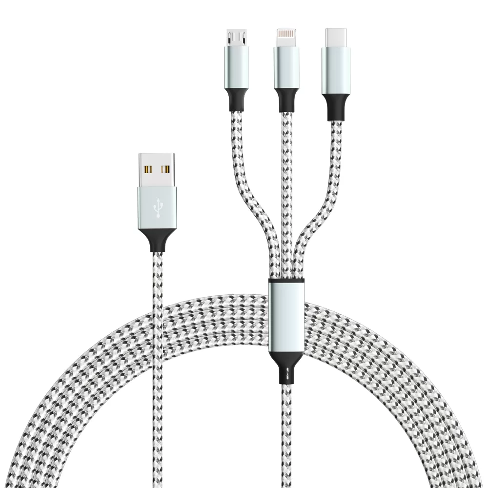 3 in 1 Fast USB  Universal Function Cell Phone Charger Cord