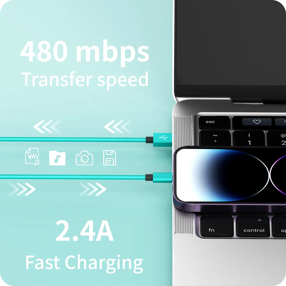 Lightning to USB  Charging Data Fast  Charging Cable