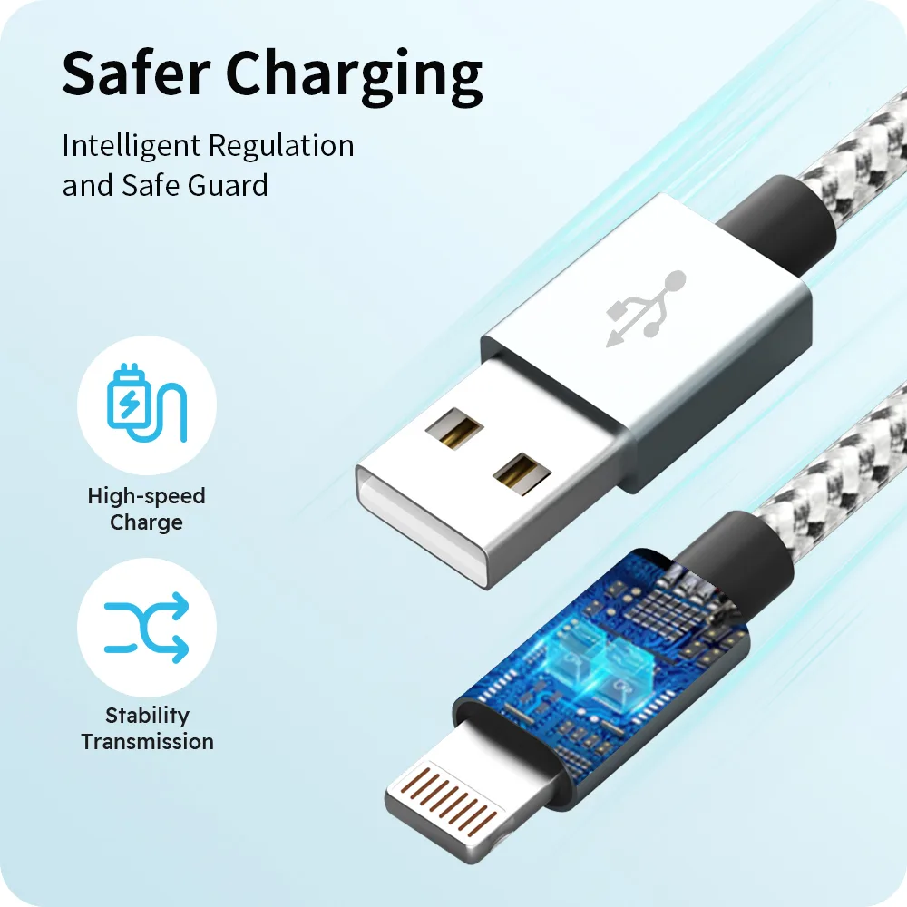 For iPhone Charge Cable 14 13 12 11 Pro Max XR XS X 8 7 6 Plus SE