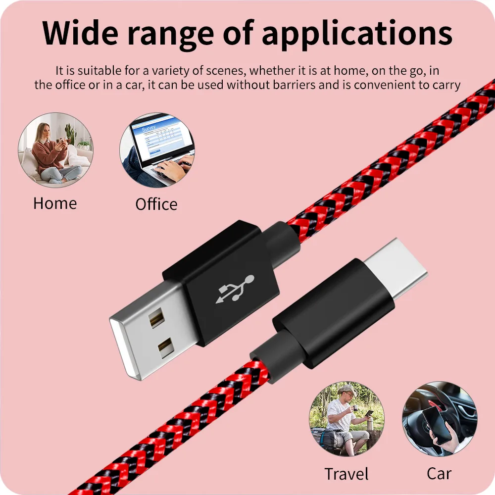 RED Black Type c cable (3)