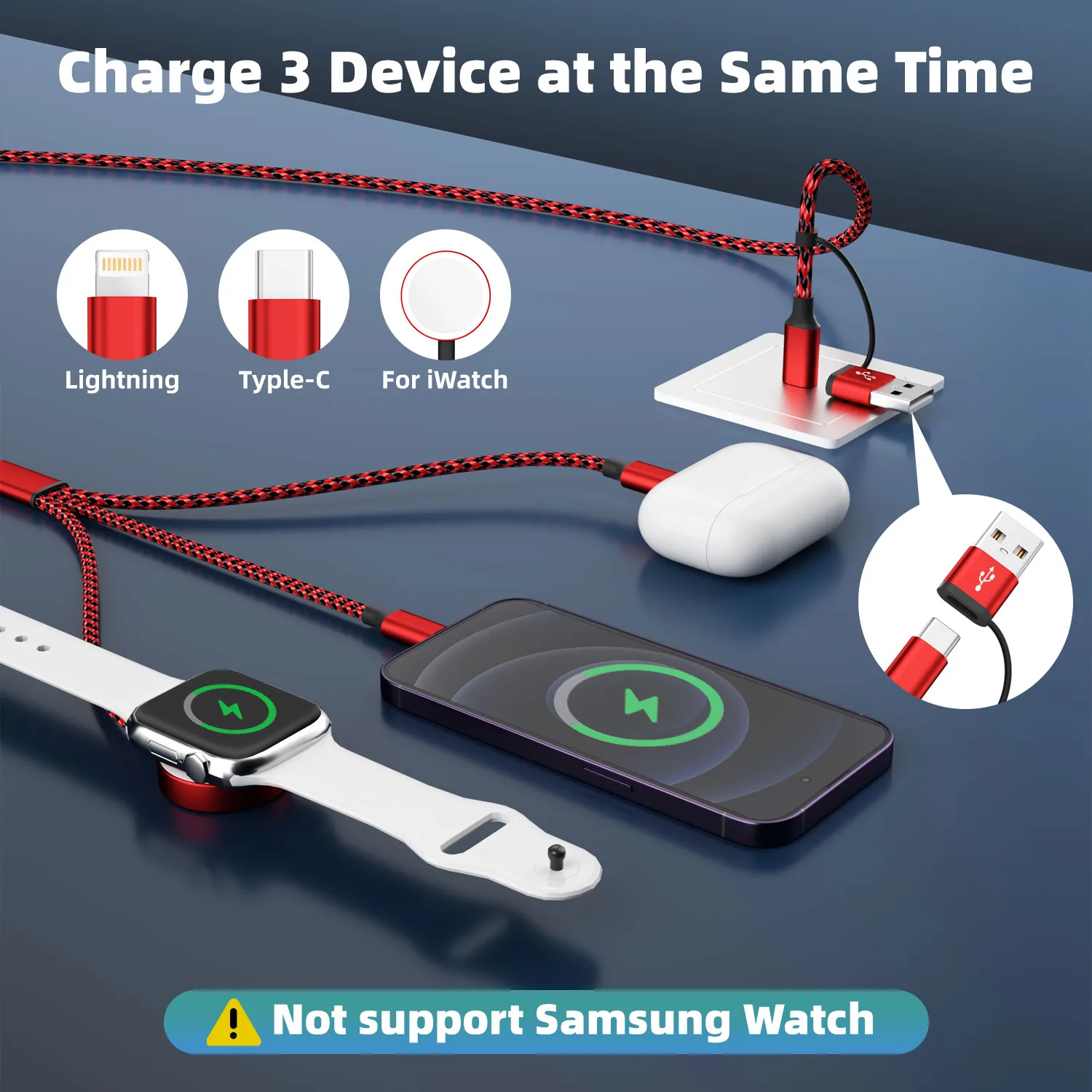 RED Black iwatch